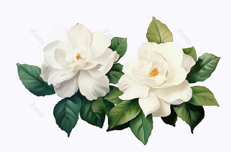 插画栀子花,插画/手绘图,插画/手绘图库,插画/手绘图下载,插画/手绘